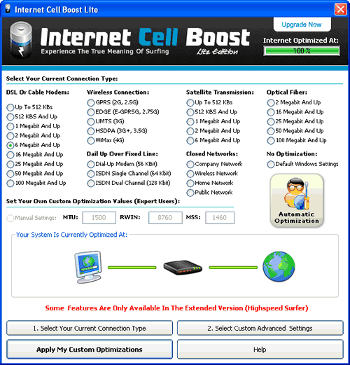 Acelere sua conexão de internet com o Internet Cell Boost Acelere sua conexão de internet com o Internet Cell Boost