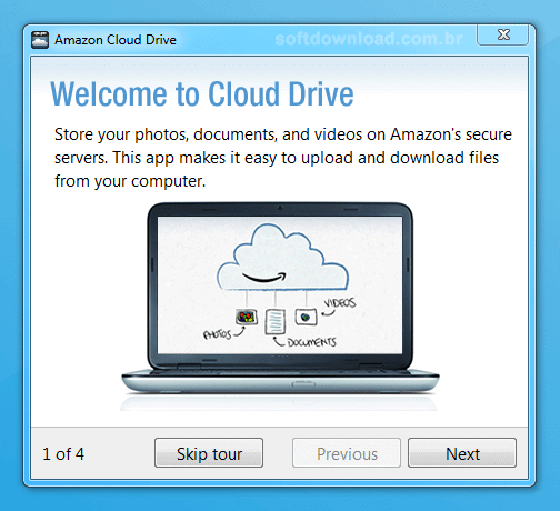 Imagem 1 - Envie arquivos para a nuvem com o Amazon Cloud Drive Desktop