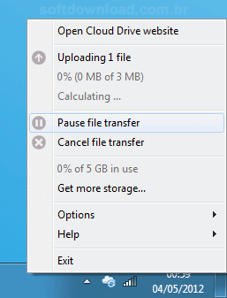 Imagem 5 - Envie arquivos para a nuvem com o Amazon Cloud Drive Desktop