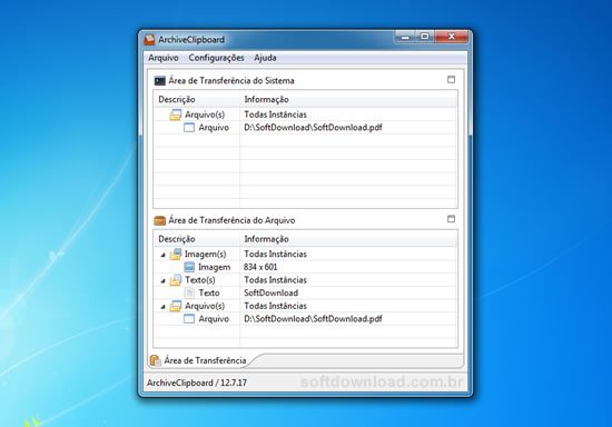 ArchiveClipboard Gerencie a área de transferência com o ArchiveClipboard