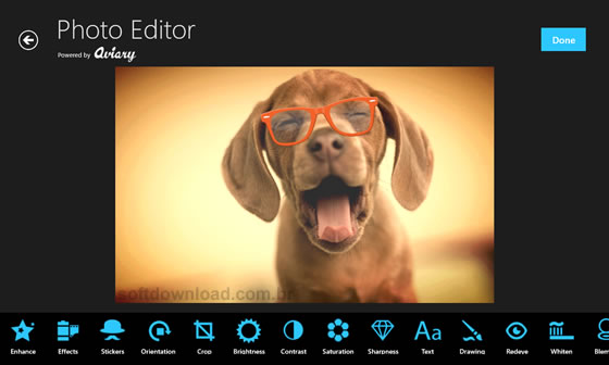 Edite fotos no Windows 8 com o Photo Editor