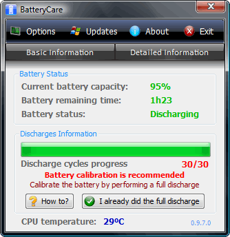 Aumente a vida útil da bateria de seu notebook com BatteryCare Aumente a vida útil da bateria de seu notebook com BatteryCare