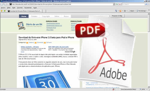 Salve páginas da internet em PDF com o BullZip