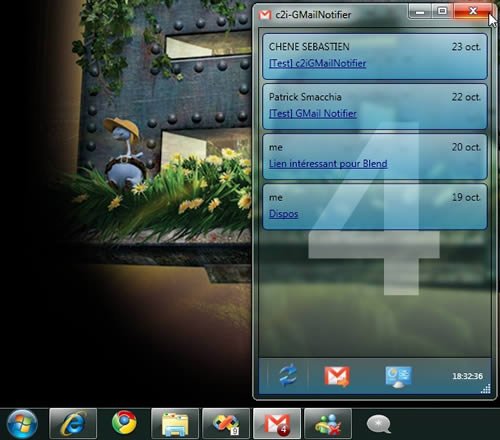 Notificador do Gmail para Windows 7 Notificador do Gmail para Windows 7