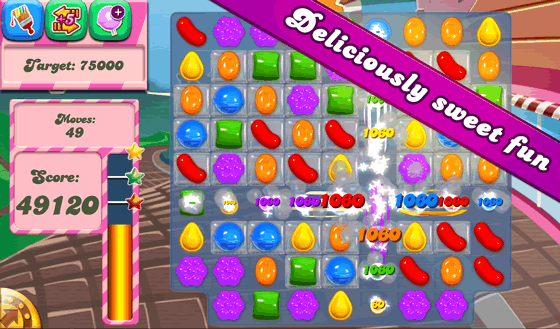 Jogo gratuito para Android - Candy Crush Saga