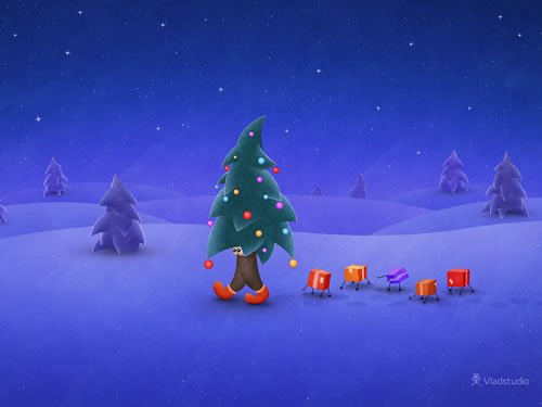 Download papel de parede Christmas Tree