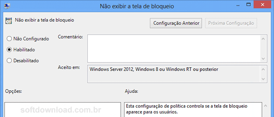 Como desativar a tela de bloqueio do Windows 8