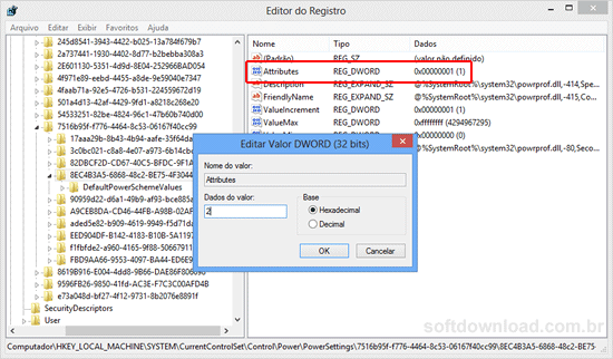 Imagem 5 Como alterar o tempo de bloqueio do Windows 8