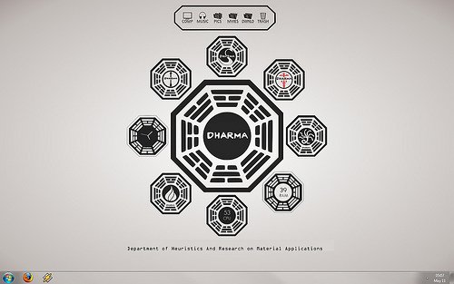 Lost - Tema da Iniciativa Dharma para Windows Lost - Tema da Iniciativa Dharma para Windows