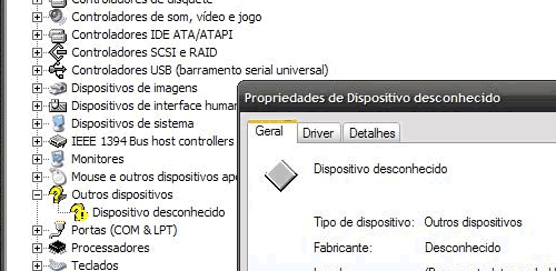 Como encontrar o driver certo para um dispositivo desconhecido