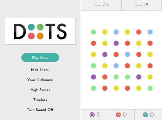 Jogo gratuito para Android - Dots