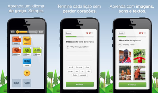 Aprenda inglês no iPhone e iPad com o Duolingo