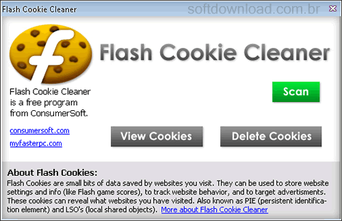 Apague cookies Flash com o Flash Cookie Cleaner Apague cookies Flash com o Flash Cookie Cleaner
