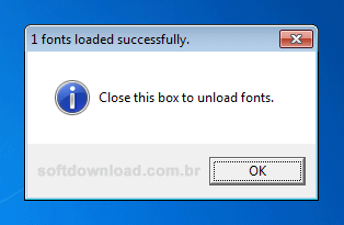 Instale fontes no Windows temporariamente