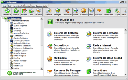 Analise e obtenha informações de seu sistema com o FreshDiagnose Analise e obtenha informações de seu sistema com o FreshDiagnose