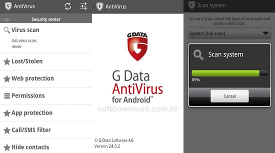 G Data AntiVirus Free Imagem 5 - 10 antivírus gratuitos para smartphones Android