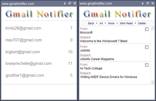 Seja notificado do recebimento de emails com o Gmail Notifier Seja notificado do recebimento de emails com o Gmail Notifier