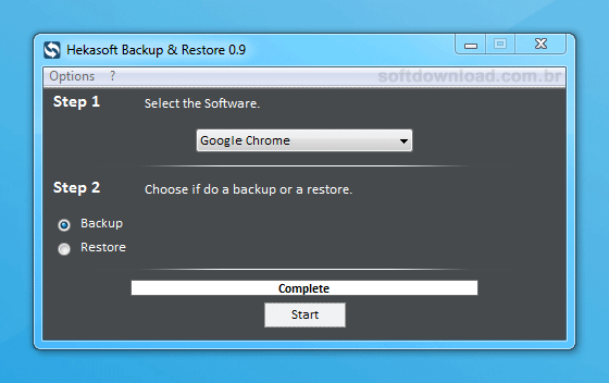 Faça o backup de seus navegadores com o Hekasoft Backup & Restore