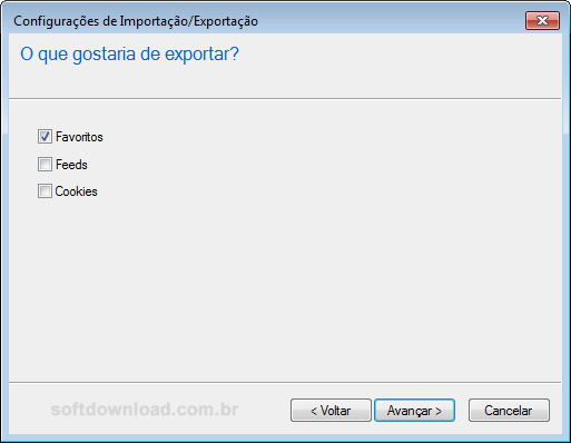 Imagem 03 - Como fazer o backup do favoritos do Internet Explorer