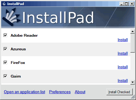 InstallPad - Faz o download e instalação automática de seus softwares favoritos InstallPad - Faz o download e instalação automática de seus softwares favoritos