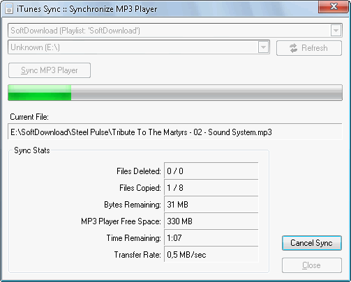 Sincronize o iTunes com seu MP3 Player Sincronize o iTunes com seu MP3 Player