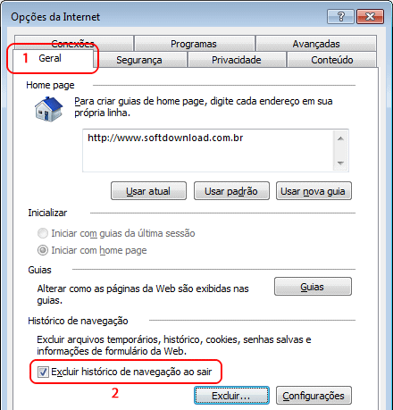 Imagem 2 - Internet Explorer Como limpar o Internet Explorer automaticamente - Imagem 2