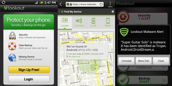 Lookout Mobile Security Imagem 1 - 10 antivírus gratuitos para Android