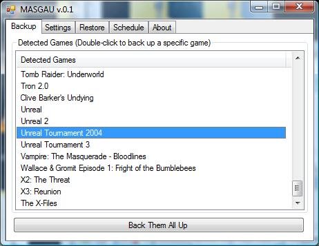 Faça backup dos dados de seus jogos com o MASGAU Faça backup dos dados de seus jogos com o MASGAU