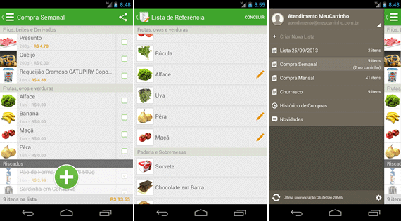 MeuCarrinho para Android, iPhone e Windows Phone