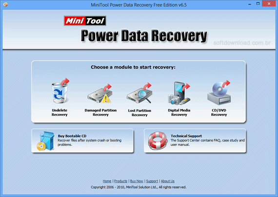 Programa gratuito para técnicos de informática - Power Data Recovery