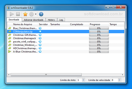Download automático no RapidShare, Mediafire e outros - ochDownloader