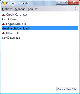 Gerencie suas senhas com o Password Provider Gerencie suas senhas com o Password Provider