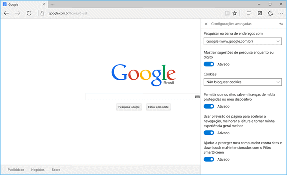 Pesquisa padrão do Microsoft Edge Como trocar a pesquisa padrão do Microsoft Edge