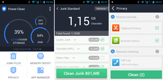 Aplicativo para limpar e otimizar o Android - Power Clean