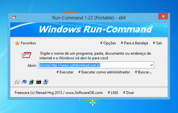 Alternativa para o Executar do Windows