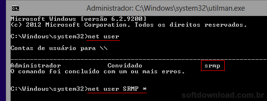 Imagem 8 - Recuperar senha do Windows 8 Como recuperar a senha de usuário do Windows 8 - Imagem 8