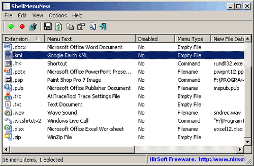 Edite o menu de contexto do Windows Explorer com o ShellMenuNew