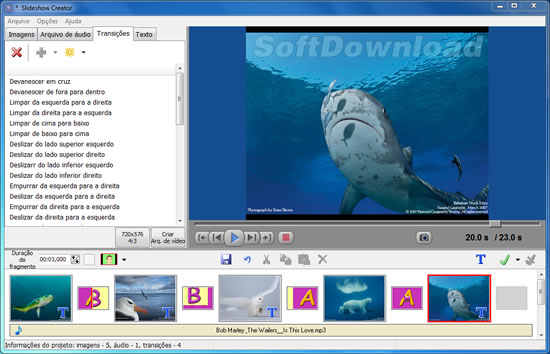 SlideShow Creator - Crie apresentações de fotos com qualidade HD