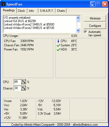 Monitore a temperatura do hardware e a velocidade dos coolers com o SpeedFan Monitore a temperatura do hardware e a velocidade dos coolers com o SpeedFan