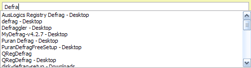 Sugestões de comandos no Executar do Windows