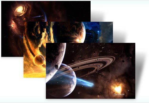 Tema Espaço para Windows 7