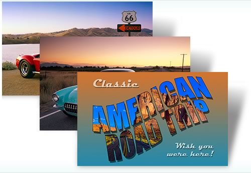 Tema Viagem Clássica de Automóvel para Windows 7