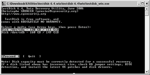 Recupere partições deletadas com o TestDisk Recupere partições deletadas com o TestDisk