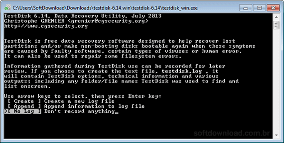 Imagem 1 Como recuperar partições deletadas - Passo 1