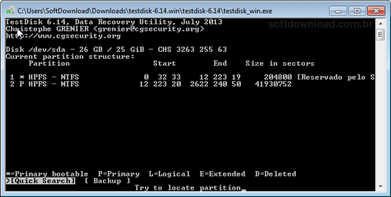 Imagem 5 Como recuperar partições deletadas - Passo 5