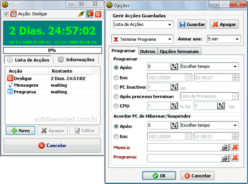 TimetoGo - Gerenciador de tarefas avançado para Windows TimetoGo - Gerenciador de tarefas avançado para Windows