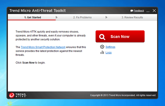 Programa para remover vírus do Windows - Trend Micro Anti-Threat Toolkit