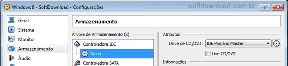 Imagem 12 - Como instalar o Windows 8 em uma máquina virtual