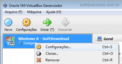 Imagem 8 - Como instalar o Windows 8 no VirtualBox