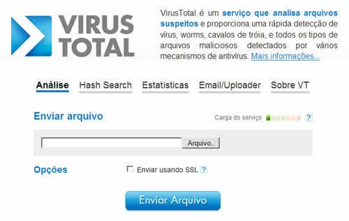 Analise arquivos suspeitos nos melhores antivírus do mercado Analise arquivos suspeitos nos melhores antivírus do mercado